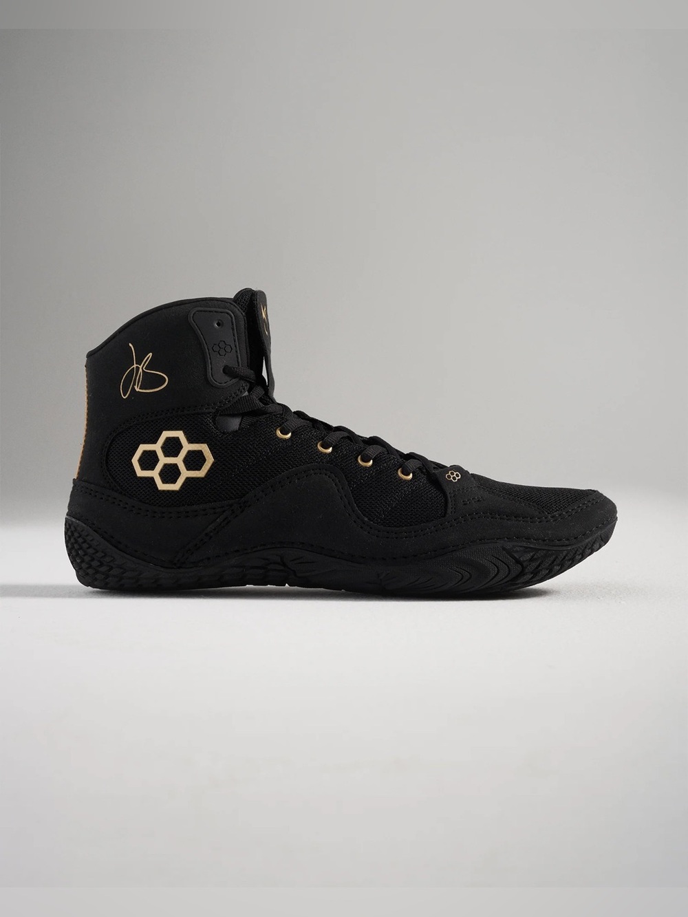 Rudis JB1 'All I See Is Gold' Wrestling Shoes Mens Size 11 Black Gold High Top